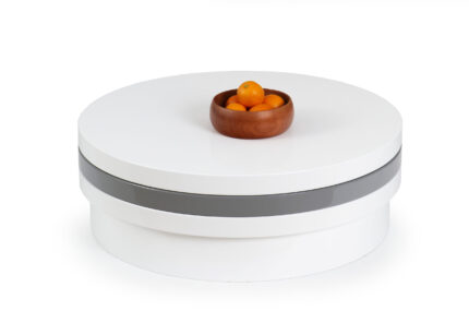 MICHELLE dohányzóasztal fehér és szürke (1p = 1db)