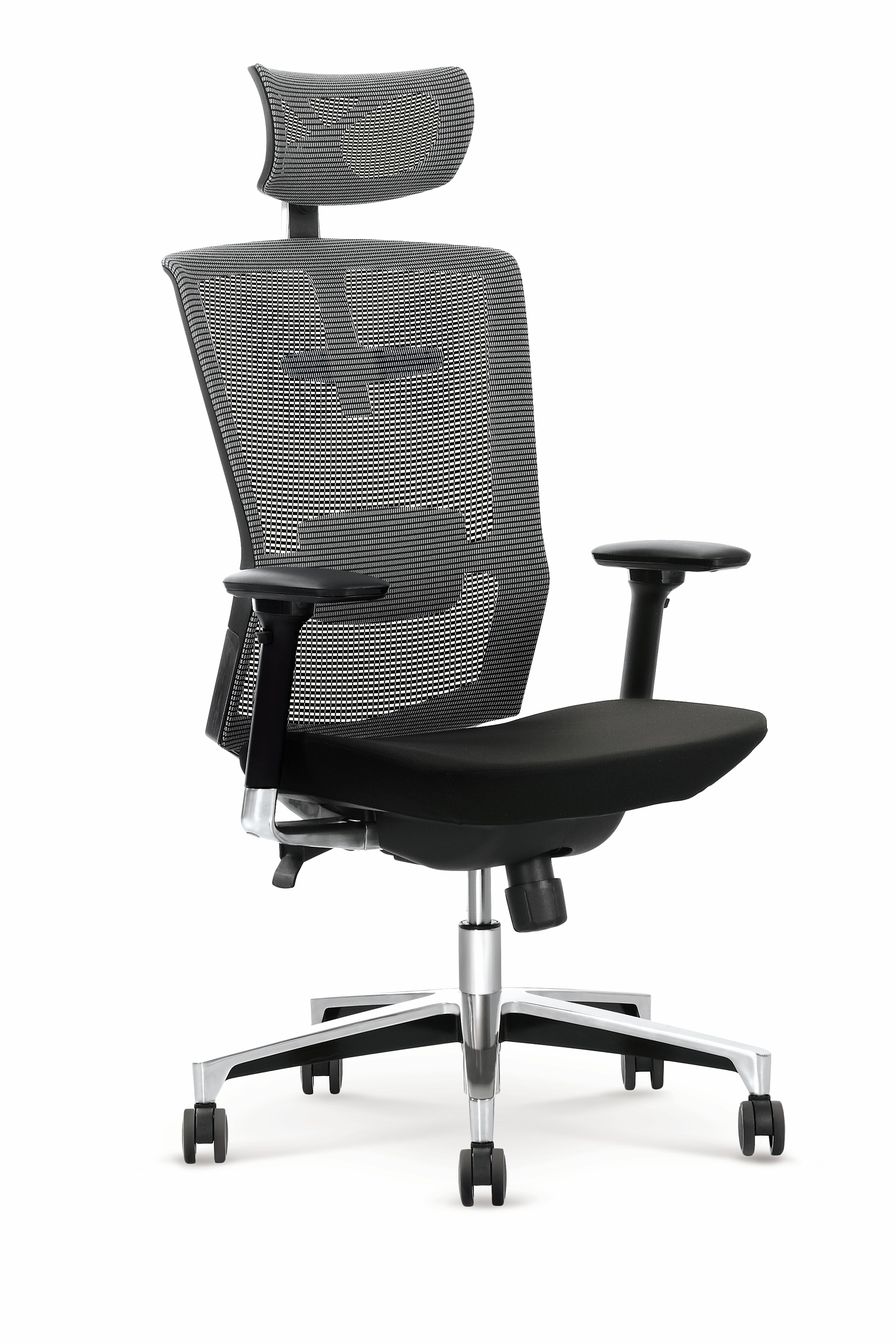 AMBASSADOR irodai szék, szürke/fekete