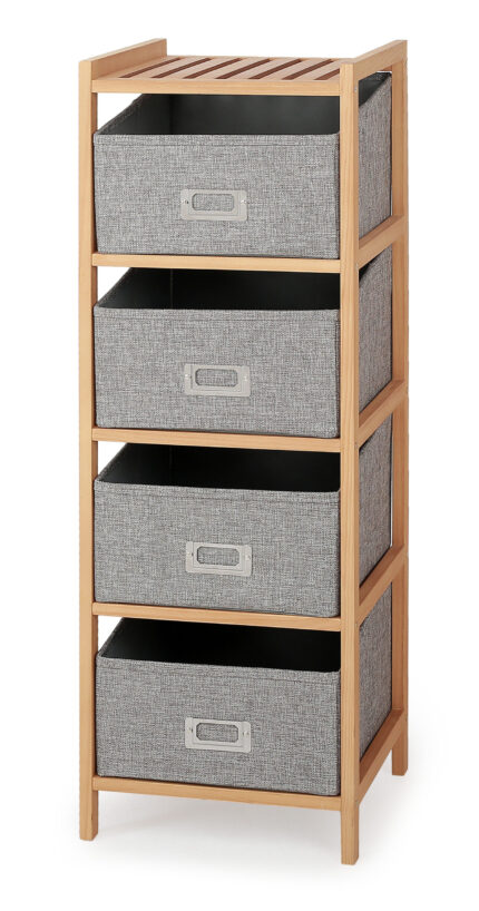 REG10 natúr / szürke könyvespolc (1p = 4db)