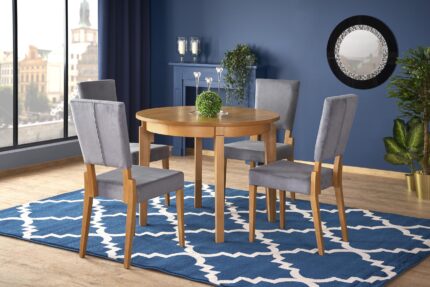 SORBUS kihúzható asztal, teteje - mézes tölgy, lábak - mézes tölgy (2p = 1db)