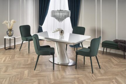 ODENSE kihúzható asztallap - fehér alap - fehér (3p = 1db)