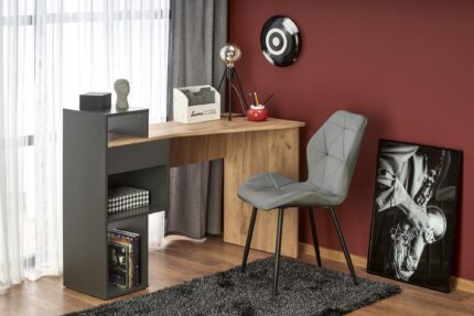 CONTI íróasztal antracit / d.wotan (1p = 1db)