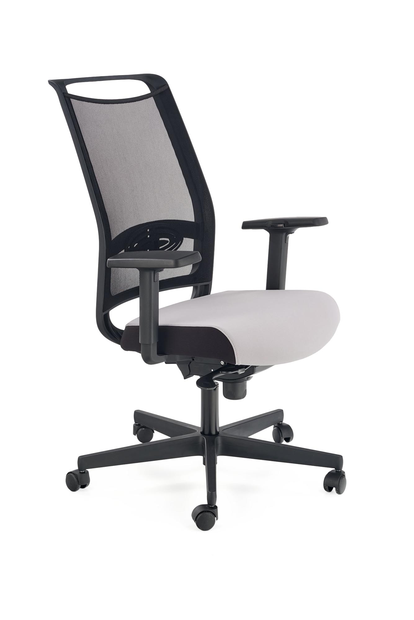 GULIETTA irodai fotel, háttámla – hálós, ülés – fekete / szürke – ERF8078