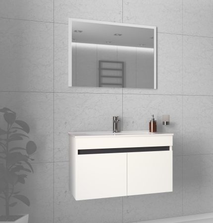 FIGARO SU-80 mosdó alatti szekrény, szín: fehér+3 dekor szín