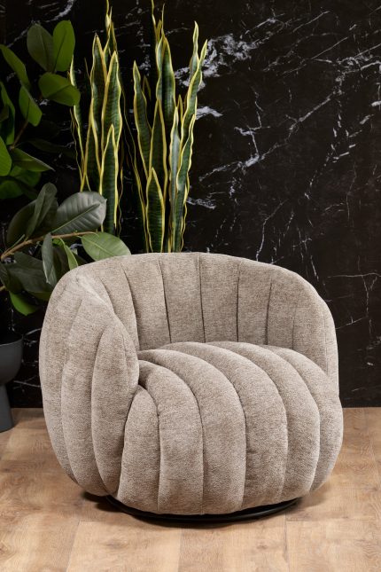 Fraser forgófotel – bézs