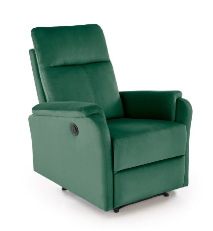 Crocus elektromosan dönthető pihenőfotel – sötétzöld