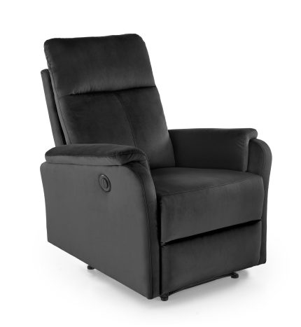 Crocus elektromosan dönthető pihenőfotel – fekete