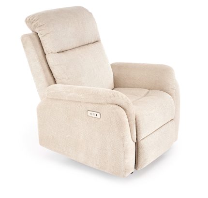 Galeon elektromosan dönthető pihenőfotel – bézs