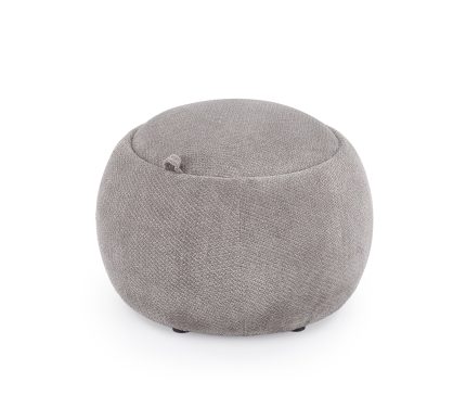 Lumi tárolós puff – szürke