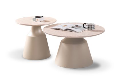 Zurich dohányzóasztal (2 db-os szett) – travertin / kasmír