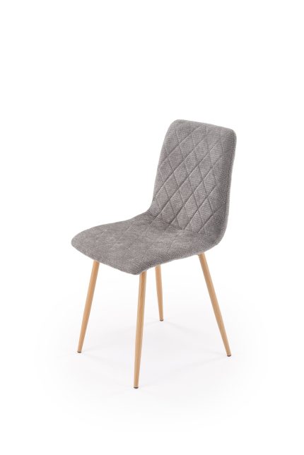 K525 WDF szék – szürke / natúr