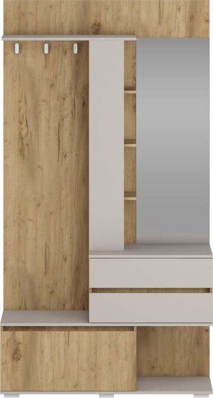 Bafra előszoba szekrény – arany tölgy / kasmír