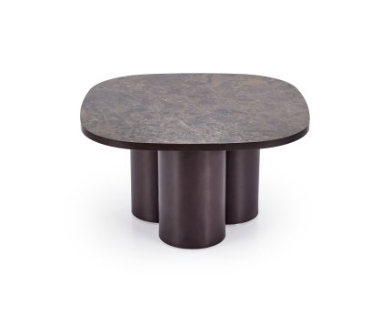 Cordina dohányzóasztal – barna márvány / barna