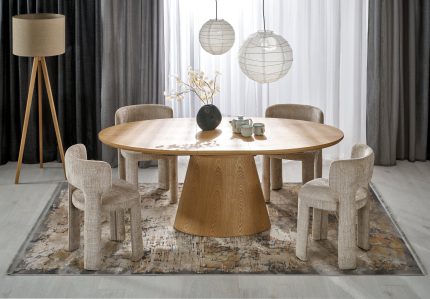 Calypso bővíthető étkezőasztal – natúr