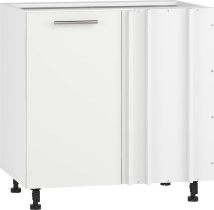 Vento DN-100/82 sarok alsó szekrény – fehér / fehér matt