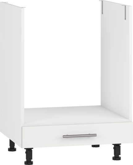 Vento DP-60/82 alsó szekrény sütőnek – fehér / fehér matt